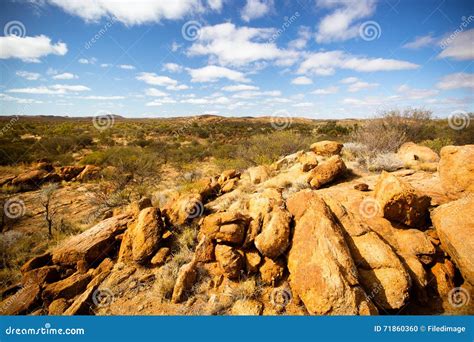 Outback Desert View stock photo. Image of arid, rural - 71860360