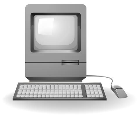 Retro Computer Vector Art, Icons, and Graphics for Free Download