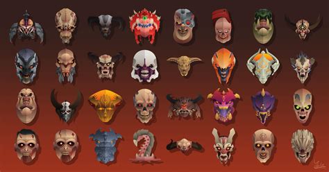 Made Icons of all the Doom Eternal Enemies. Enjoy! : r/Doom