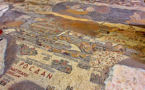 The Madaba Mosaic Map in Saint George Church | Jordan - Nomadic Experiences