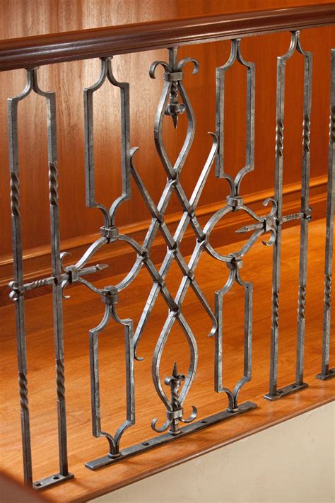 Stunning metalwork on this rail! Interior Stair Railing, Wrought Iron Stairs, Wrought Iron Decor ...