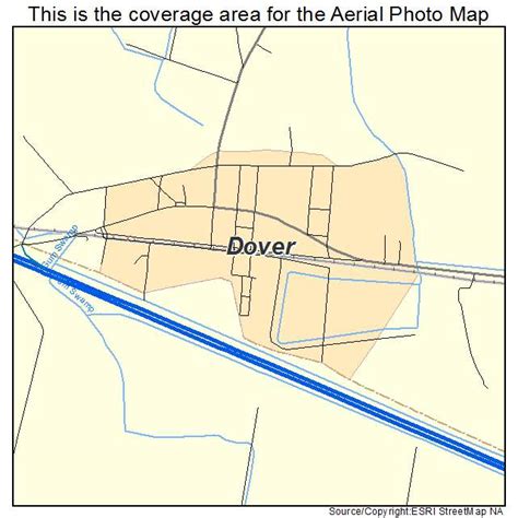 Aerial Photography Map of Dover, NC North Carolina