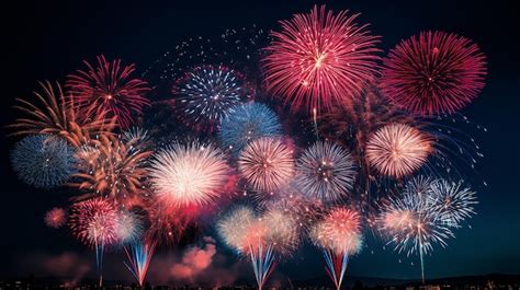 Premium AI Image | fireworks display for the new year