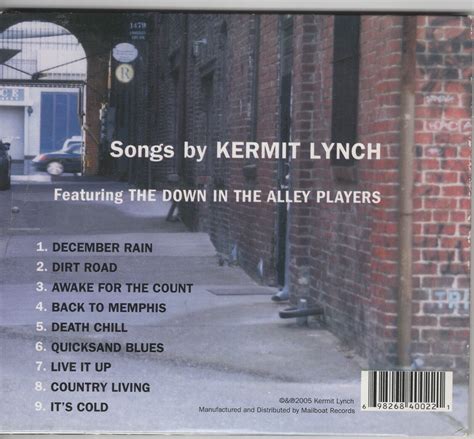 QUICKSAND BLUES - SONGS BY KERMIT LYNCH CD DIGIPAK BOZ SCAGGS, RICKY ...