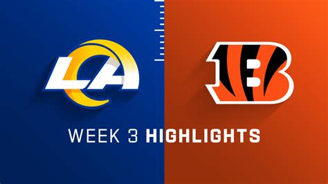 Los Angeles Rams vs. Cincinnati Bengals highlights | Week 3