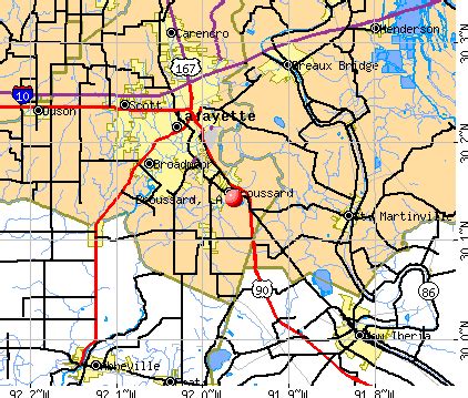 Broussard, Louisiana (LA) profile: population, maps, real estate, averages, homes, statistics ...