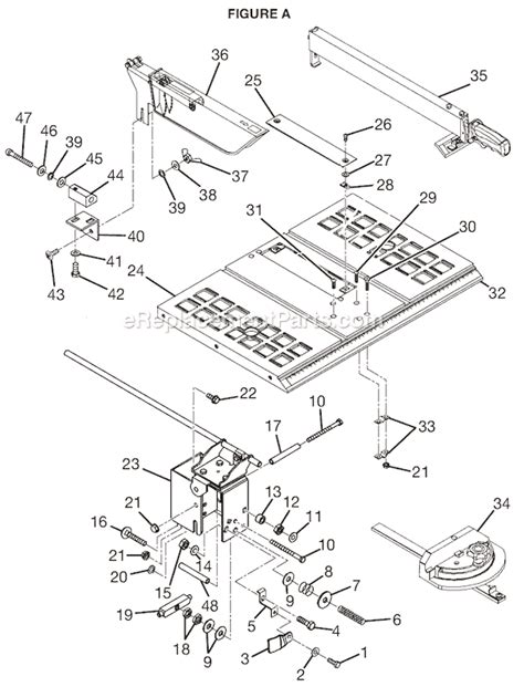 Ryobi 10" Portable Table Saw | BTS10 | eReplacementParts.com | Portable table saw, Table saw, Ryobi