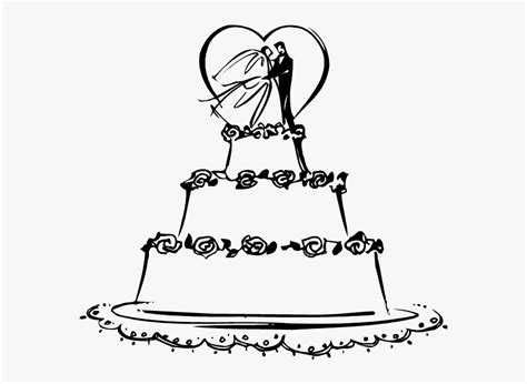 Free Wedding Cake Clipart Image - Wedding Cake Clip Art, HD Png Download , Transparent Png Image ...