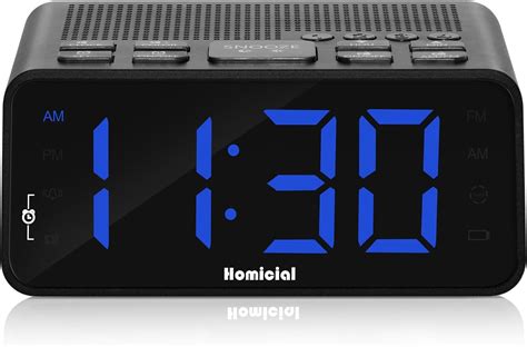 Amazon.com: Homicial Digital Alarm Clock Radio with AM/FM Radio, Multi ...