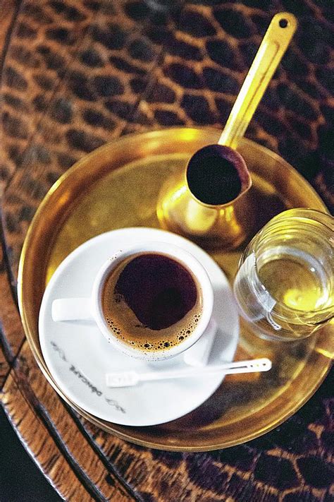 Turska Kafa serbian Mocha In A Coffee House In Belgrade, Serbia Photograph by Jalag / Gulliver ...