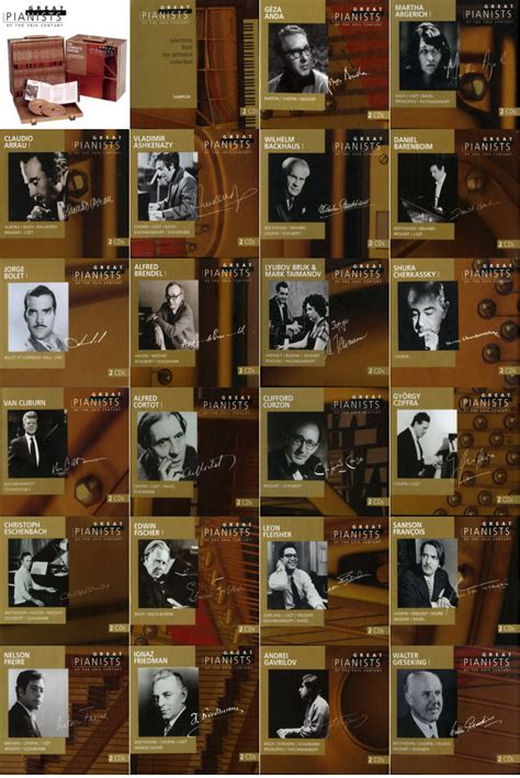 [Classical] VA - Great Pianists Of The 20th Century (1999) [202CD] [FLAC] [61.8 GB] ~ Relaxing World