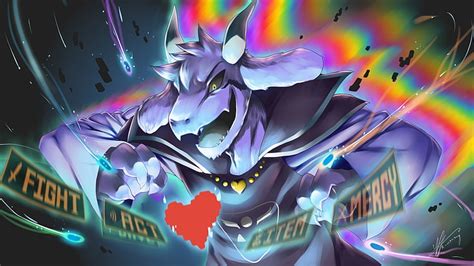 HD wallpaper: undertale, asriel dreemurr, heart, monster, Games, multi ...