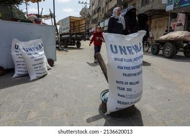 Palestinians Street Rafah Refugee Camp Southern Stock Photo 2136620013 ...