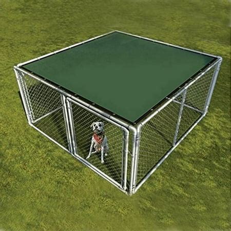 ALEKO 5' x 10' Dog Kennel Shade Cover with Aluminum Grommets, Dark ...