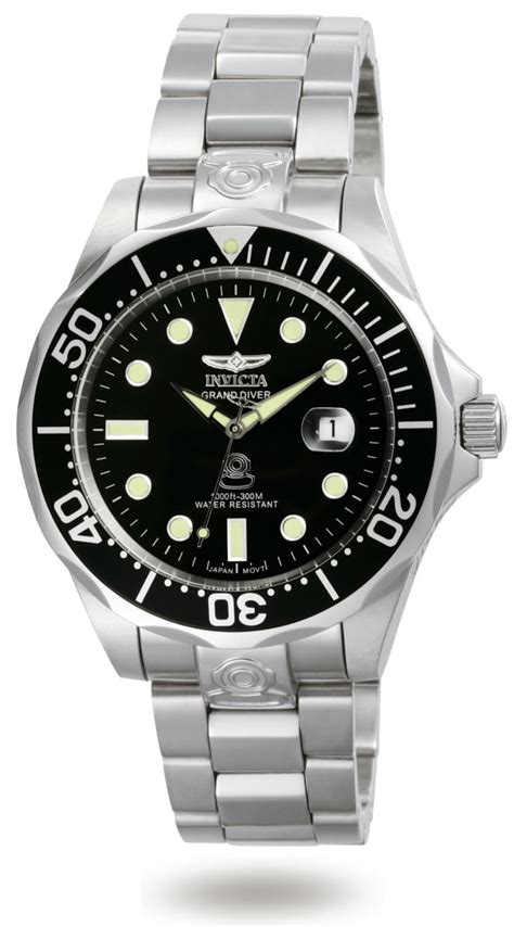 Invicta Men's 3044 Pro Diver Automatic 3 Hand Black Dial Watch ...