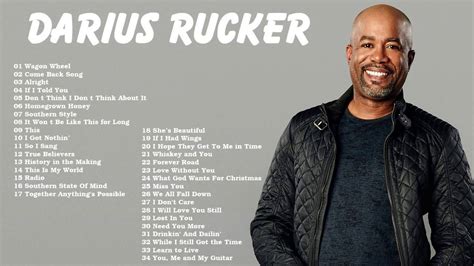 Darius Rucker Greatest Hits || Darius Rucker Best Songs - YouTube