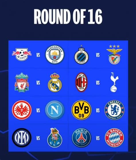 Ini Hasil Drawing Babak 16 Besar Liga Champions | Republika Online