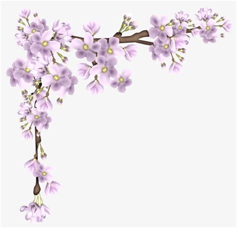 Borders And Frames, Clip Art Borders, Corner Borders, Spring Branch, Spring Clipart, Flower Bar ...