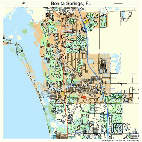 Bonita Springs Florida Street Map 1207525