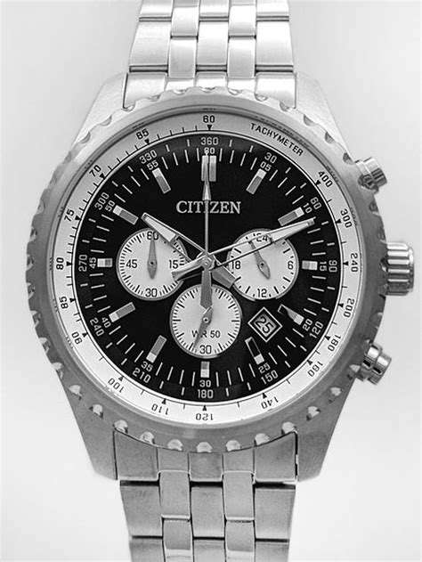 Citizen Quartz Chronograph Watch with a 24-hour Sub-Dial #AN8061-54E