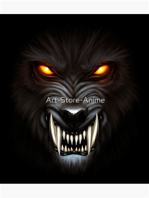 "Wolf Angry" Sticker for Sale by Art-Store-Anime | Redbubble