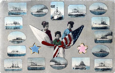 The “Great White Fleet”, at Yokohama, 1908. | Old TokyoOld Tokyo