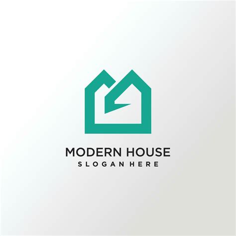 Modern house logo vector with creative modern concept design 25554018 ...