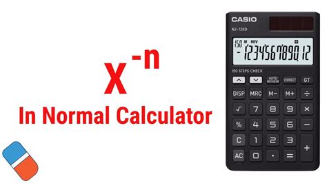 calculate X to the power Minus N using Basic calculator | Negative Power or Exponents in ...