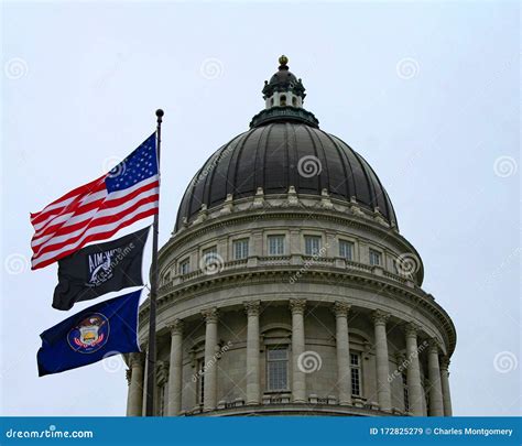 Utah State Capitol Dome (UT 02587 Stock Image - Image of dome, states ...