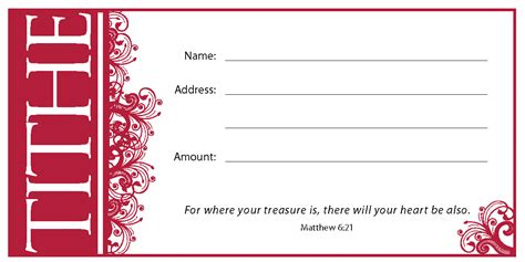 |TOP| Free Printable Tithe Envelopes