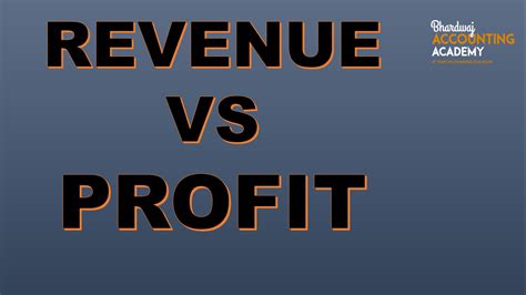 Revenue Vs Profit: Difference between Revenue and Profit - Important 2021