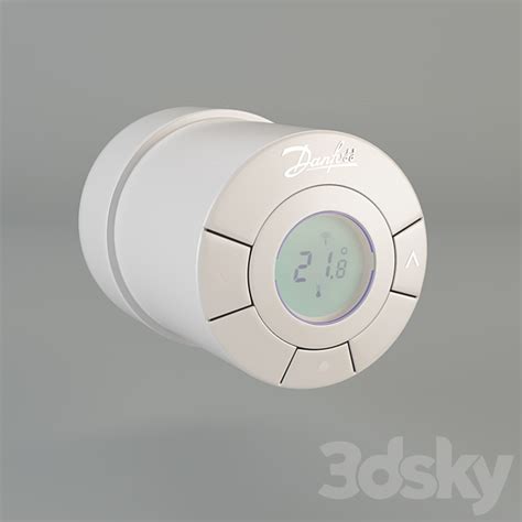 3d models: Miscellaneous - Danfoss Thermostat Set