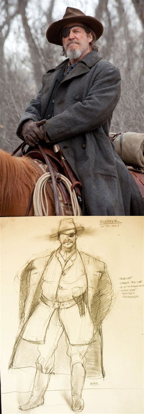 Jeff Bridges as Rooster Cogburn in 'True Grit' (2010). Costume Designer: Mary Zophres | Costume ...