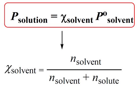 Vapor Pressure Lowering - Chemistry Steps