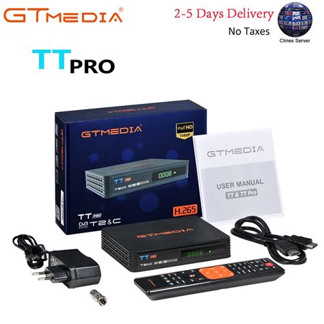 DVB T2 DVB T GT MEDIA TT PRO Satellite Receiver HD Digital TV Tuner ...