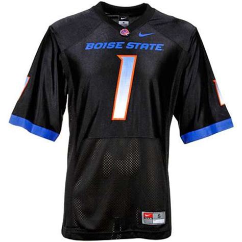 Nike Boise State Broncos Replica Football Jersey - #1 Black