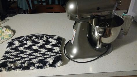 Custom Crochet Stand Mixer cover #2 | Mixer cover, Kitchen aid mixer, Custom crochet