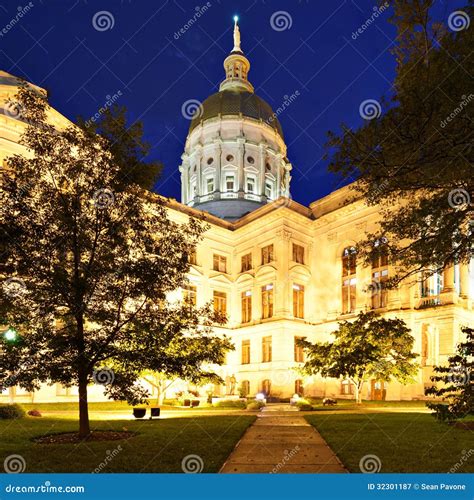 Georgia State capitol stock image. Image of american - 32301187