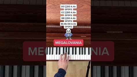 Megalovania Piano Sheet Music Easy With Letters - vrogue.co