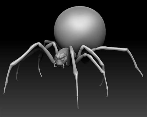 Spider 3D Model $50 - .obj - Free3D