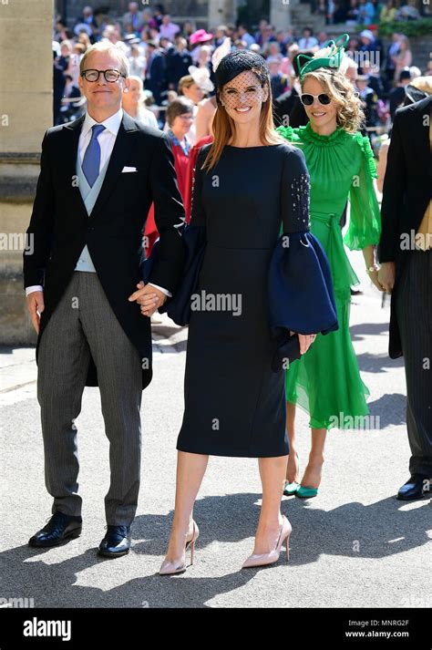 Sarah Rafferty arrives at St George's Chapel at Windsor Castle for the ...