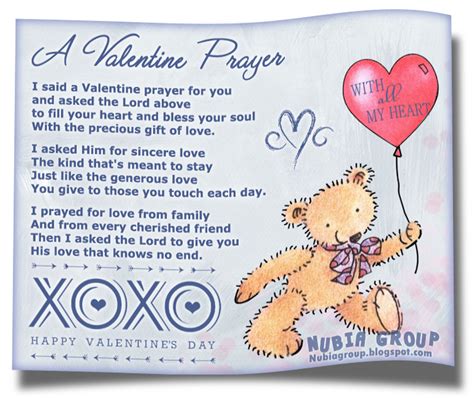 * Nubia_group Inspiration *: A Valentine Prayer