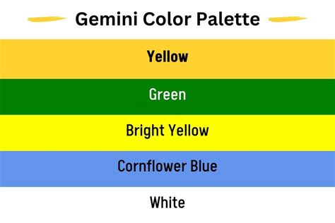 Gemini Color Palette and Meanings (+ Colors to Avoid)