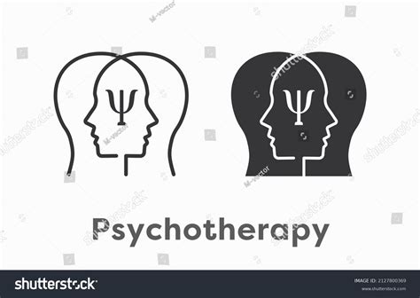 Psychotherapy Icon Vector Illustration Isolated On Stock Vector ...