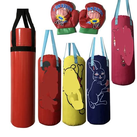 PVC boxing bag for children fitness bag preschool physical training software boxing bag sandbag ...