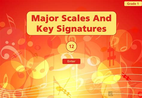 Grade 1 Music Theory Interactive and Printable 12. Major Scales and Key ...