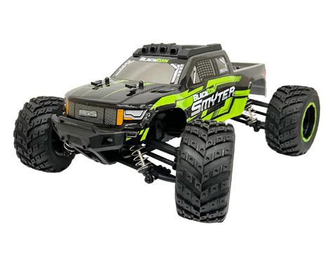 BlackZon Smyter 1/12 4WD Electric Monster Truck - RTR - Green - Small ...