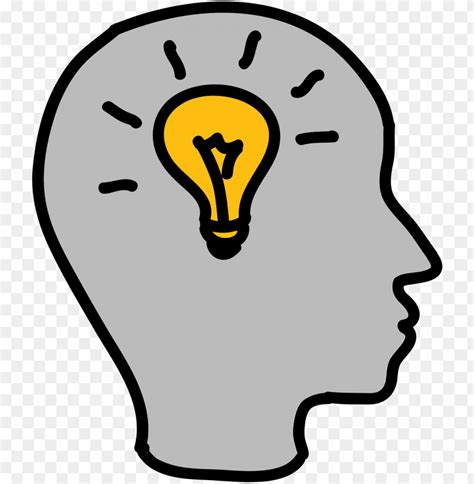 Download brainstorm skill icon - brain light bulb clip art png - Free PNG Images | TOPpng