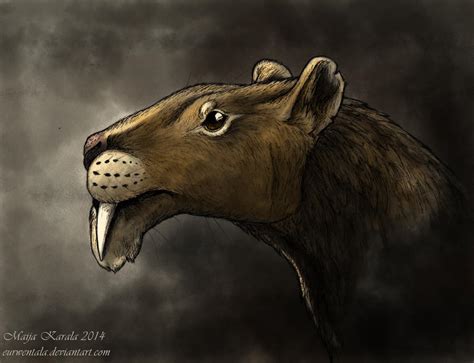 Thylacosmilus by Eurwentala on DeviantArt