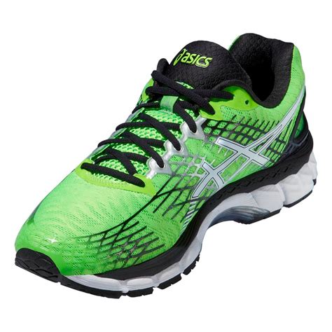 Asics Mens GEL Nimbus 17 (4E) Running Shoes - Flash Green - Tennisnuts.com